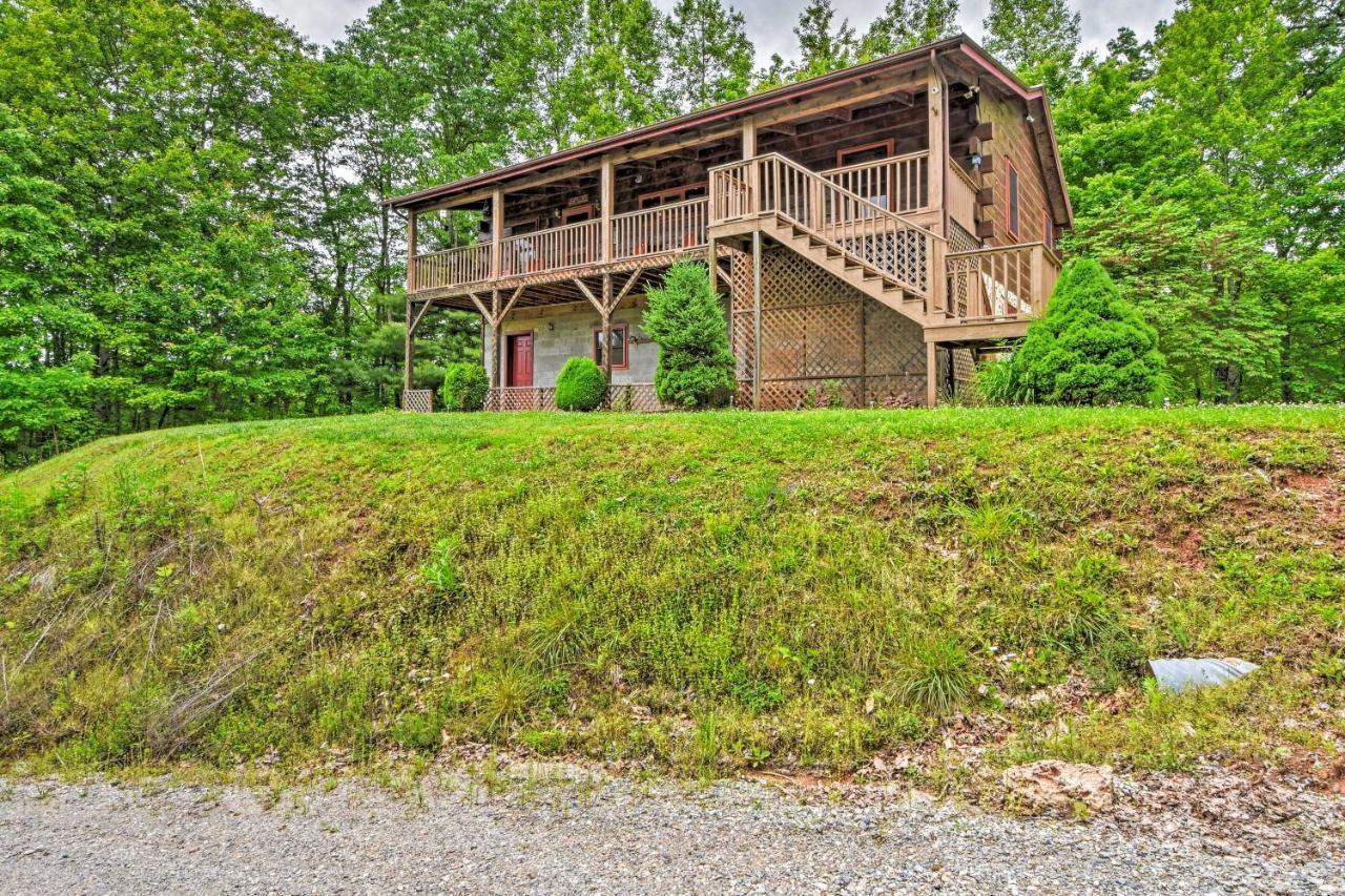 Bryson City Cabin With Hot Tub, Views And Pool Table! Zewnętrze zdjęcie