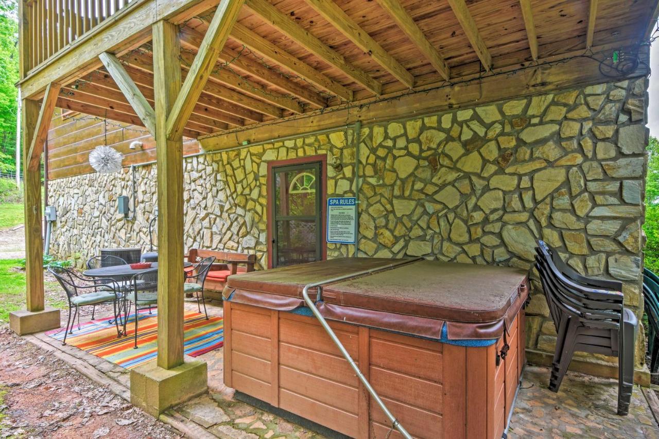 Bryson City Cabin With Hot Tub, Views And Pool Table! Zewnętrze zdjęcie